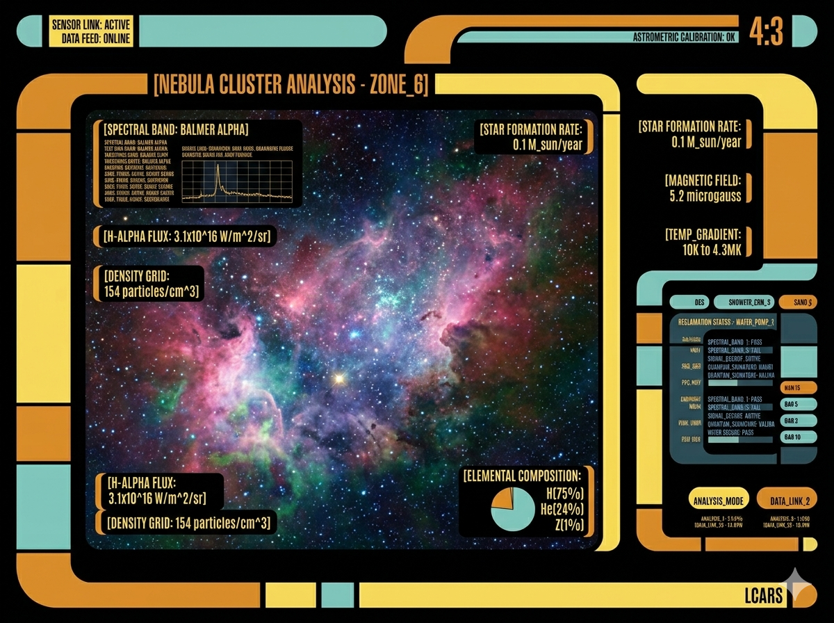 LCARS Wall Panel (Science Nebula)